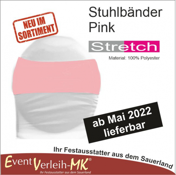 Stuhlband inkl. Reinigung - Pink -